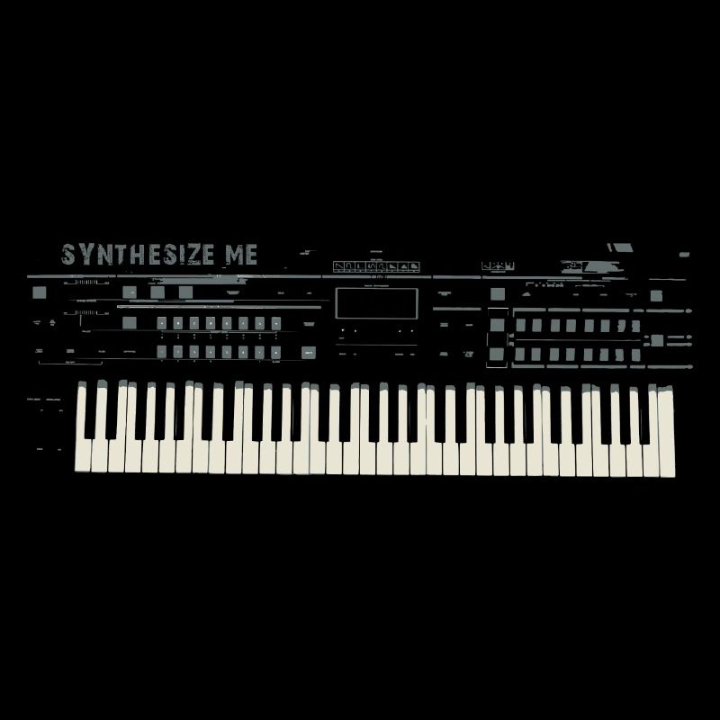 Synthesize me Synthesizer Synthie Pop Geschenk