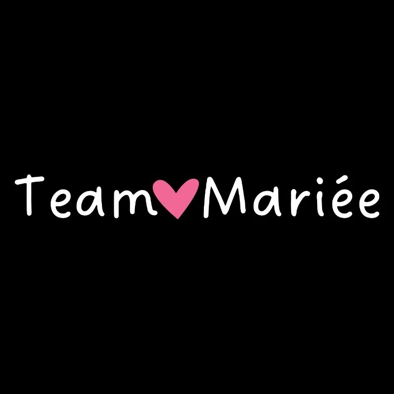 Team the Bride Pink Heart