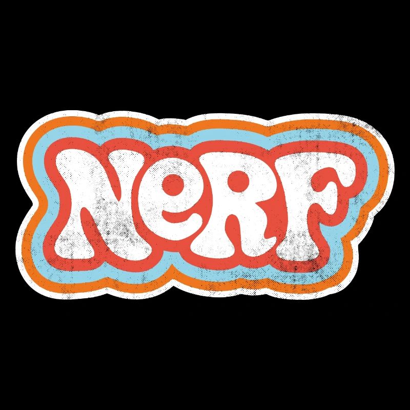 Nerf Logo Farbig Cooles Design