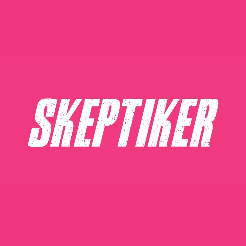 Skeptiker Statement Design Geschenkidee