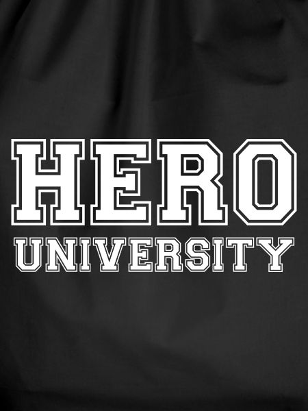Hero University - White Text