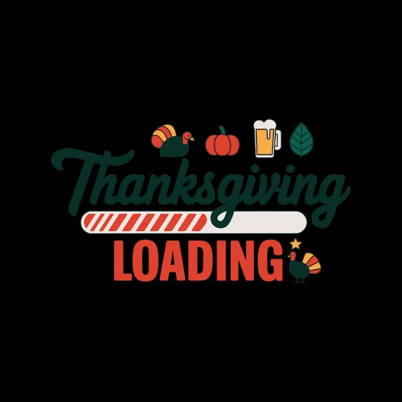 Thanksgiving Loading Erntedankfest Ladebalken
