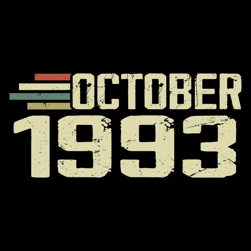 October 1993 - Birthday in October 1993