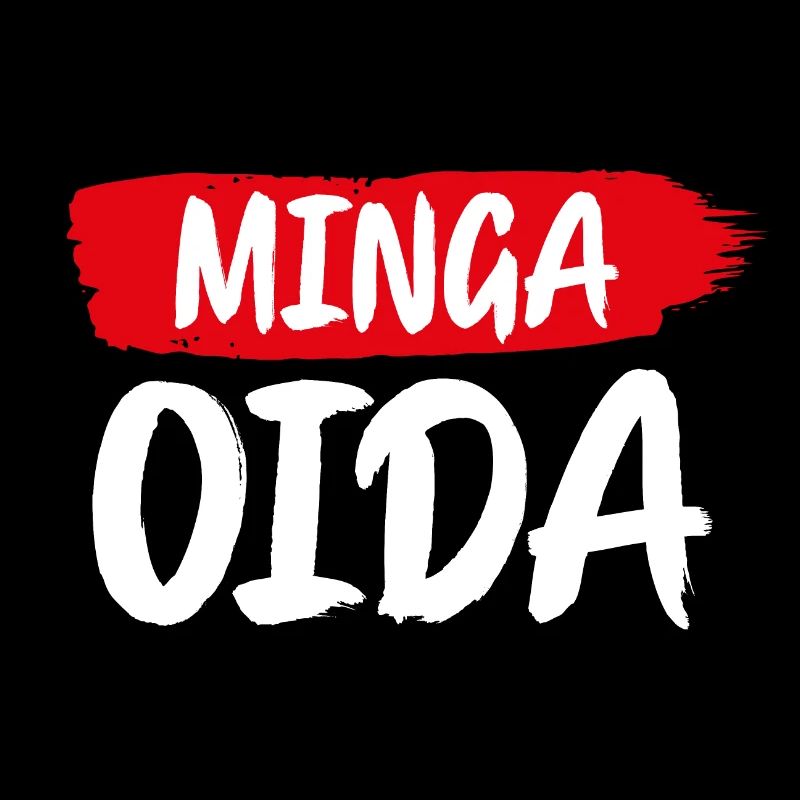 MINGA OIDA | MÜNCHEN | GESCHENK | ROT