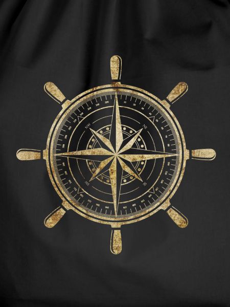 Compass in gold
