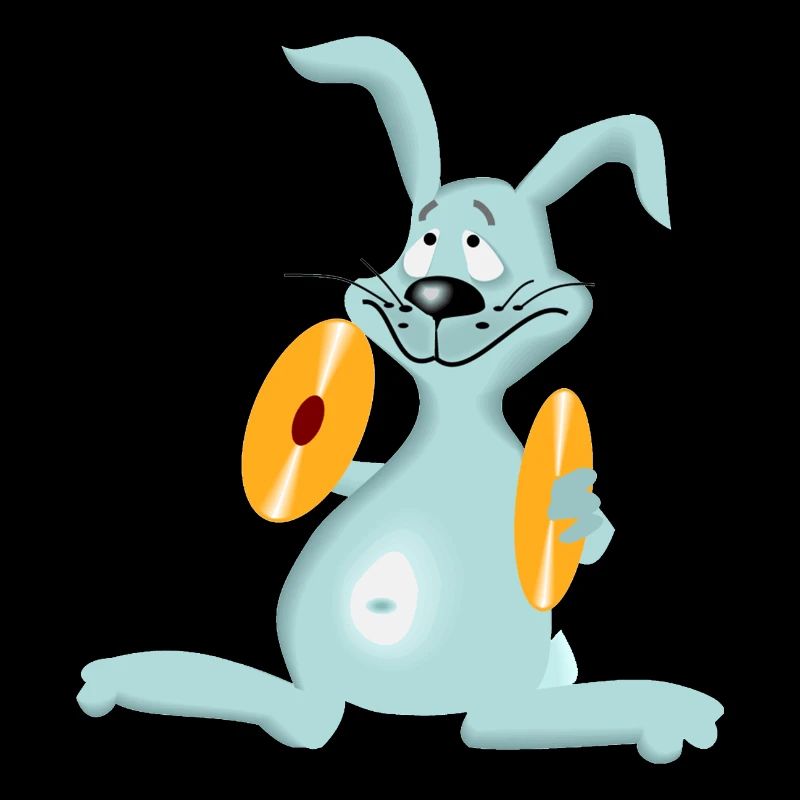 Hase häschen musik becken kinder geschenkidee