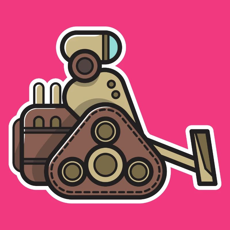 Roboter Geschenk Robotik Nerd Technik Steampunk