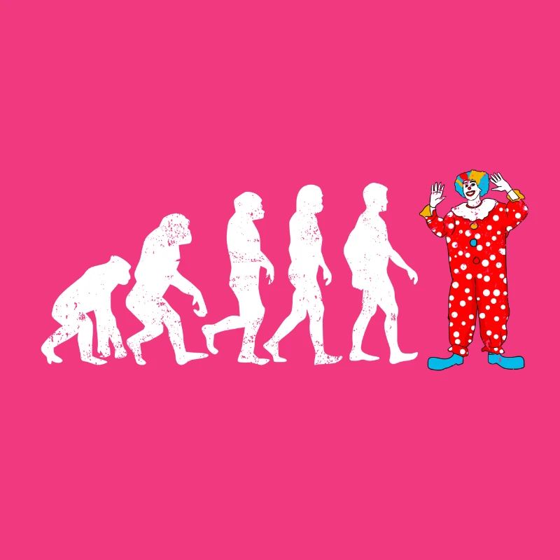 Evolution de l'évolution du clown