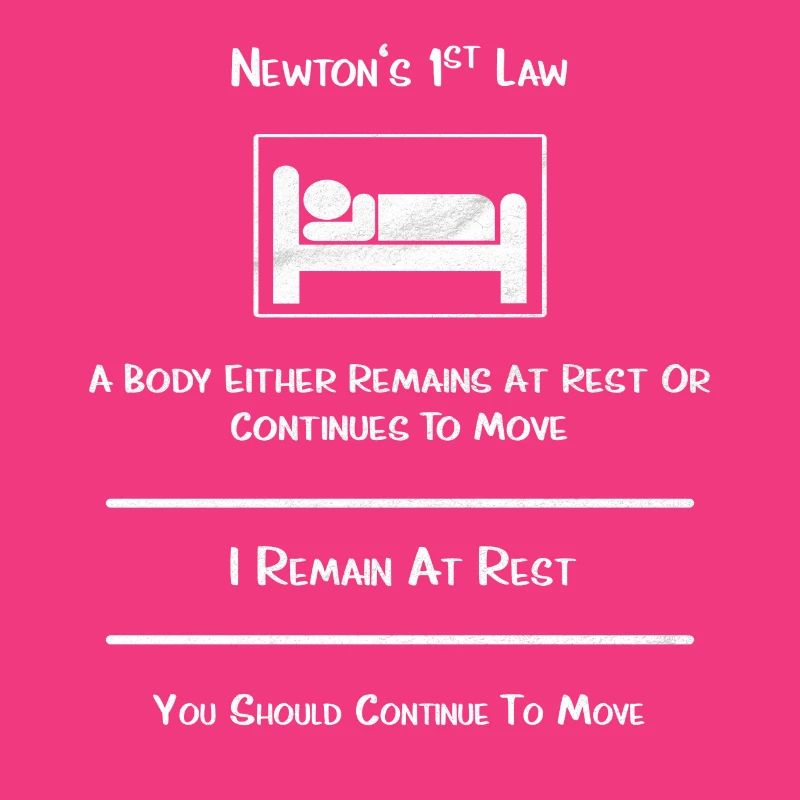 Newton's Gesetz, oder so ähnlich..