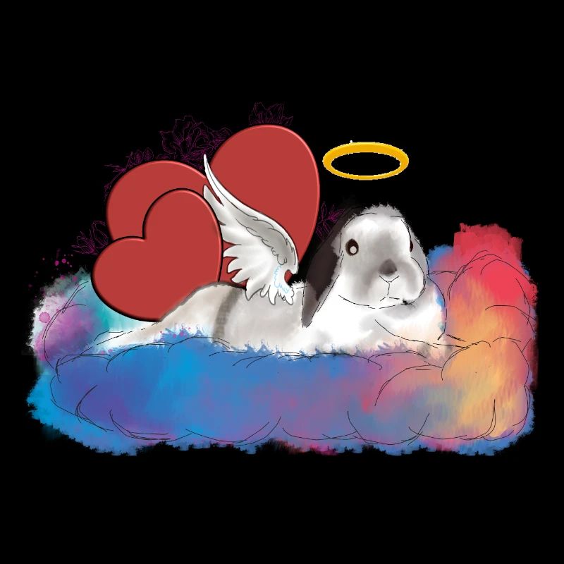 Rainbow rabbit Pauline