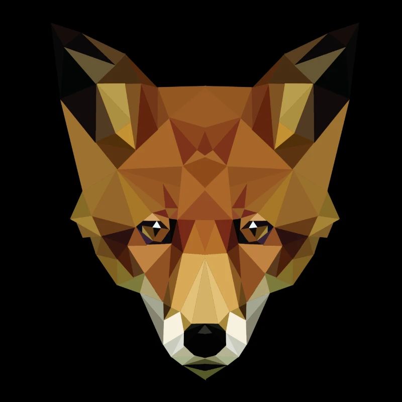 Low poly fox