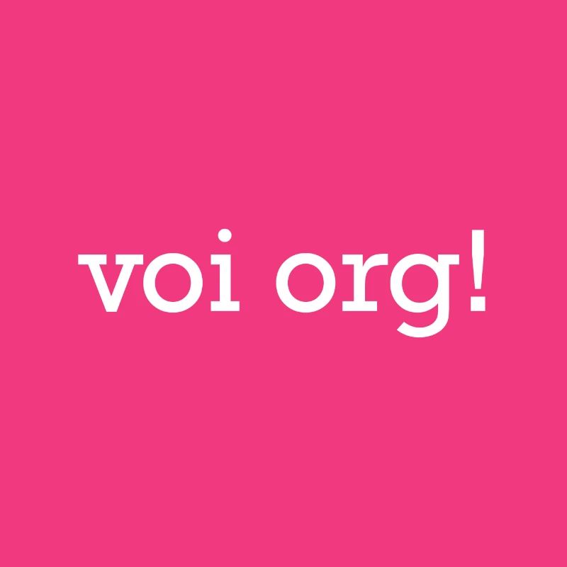 voi org! Dialect Dialect Design