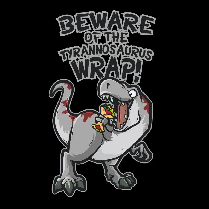 T-Wraps T-Rex Dinosaurier Taco Tortilla Wrap
