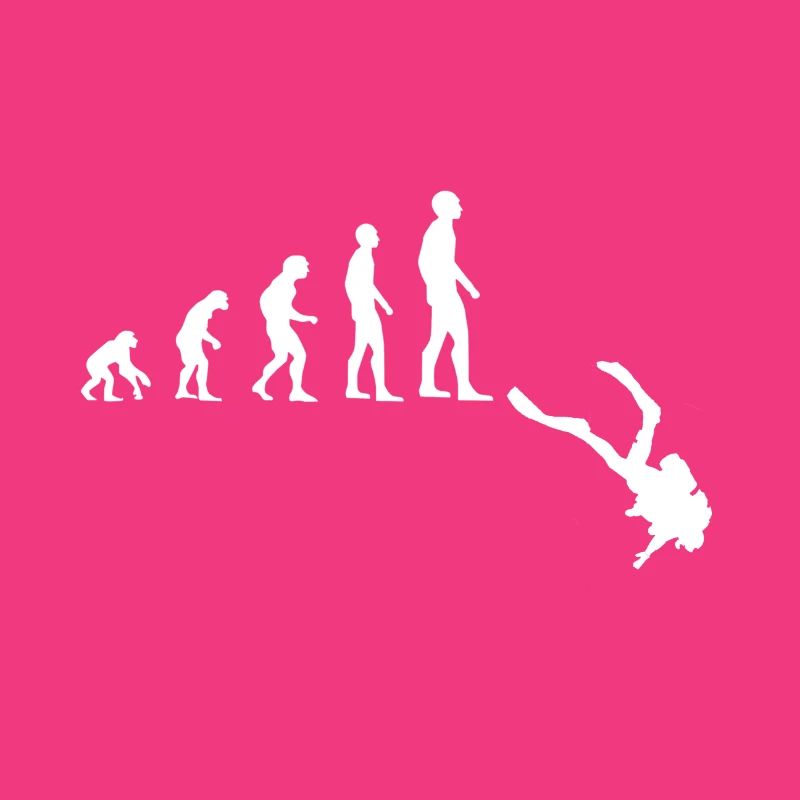 Diving Diver Evolution Gift Idea