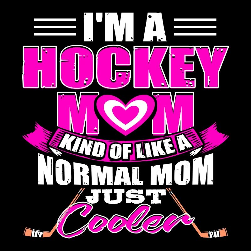 Hockey Mamma Spieler Puck Geschenkidee Geschenk