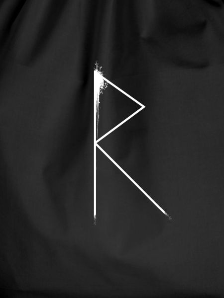 Raidho | Rune | Futhark | white