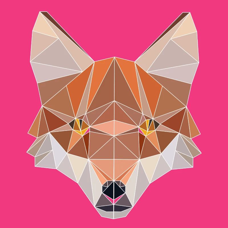 Tshirt polygonal Design Symmetrical Triangular