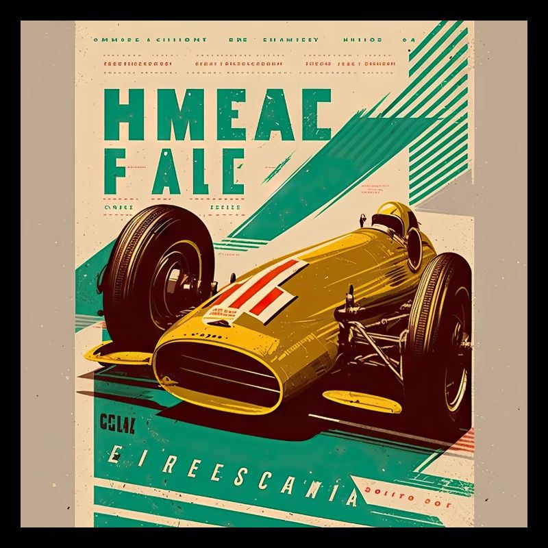 Retro Auto Poster Vintage Auto old School