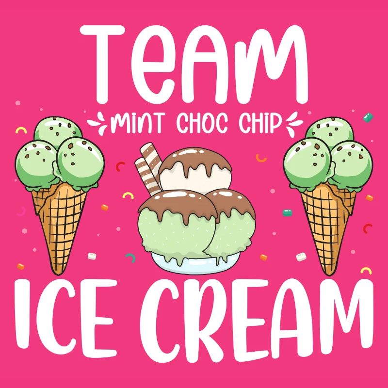 Team Mint Choc Eiswaffel Eiscreme Eis