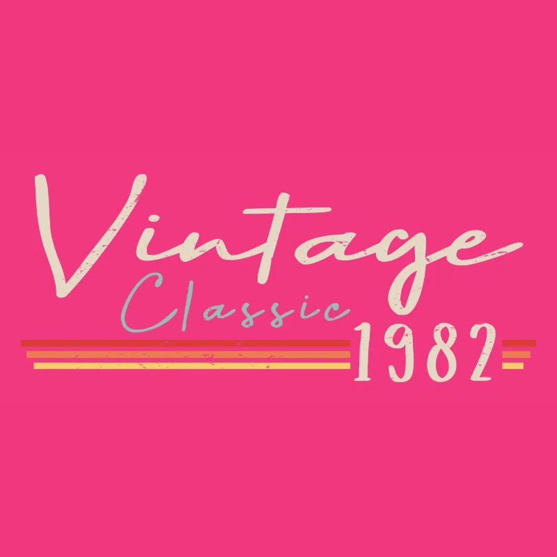 Vintage Original since 1982 Geburtstag Retro 1982