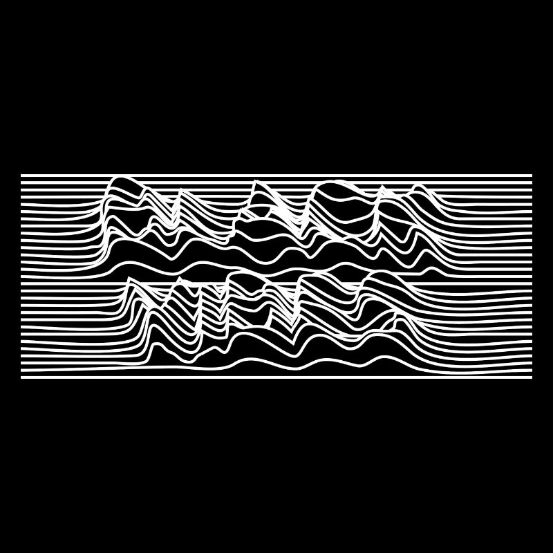 Schwarzes Vibes-Design