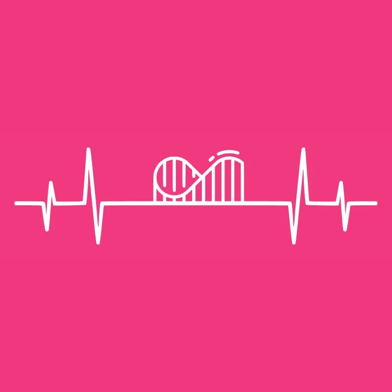 Heartbeat Roller Coaster Looping Amusement Park
