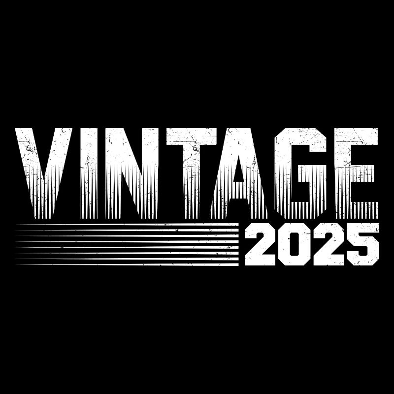 Vintage 2025 Geburtstag Retro 2025