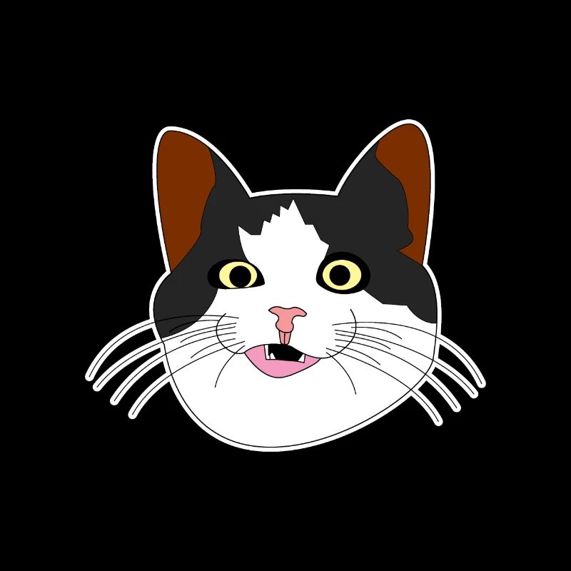 Chat tête de chat