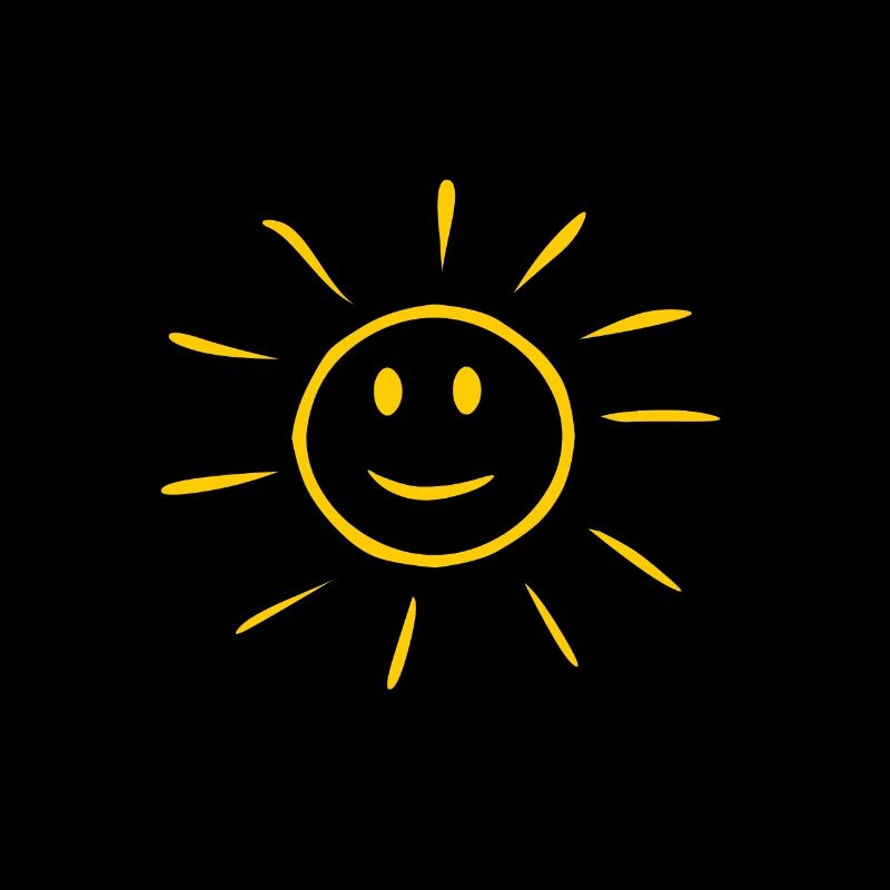 Sun sun laugh face