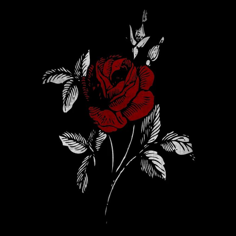 Rose im alten Style Geschenk Blume