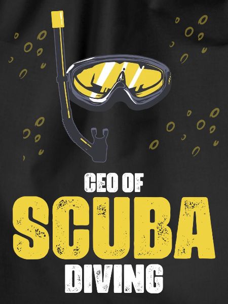 Freediver Scuba Diver Design