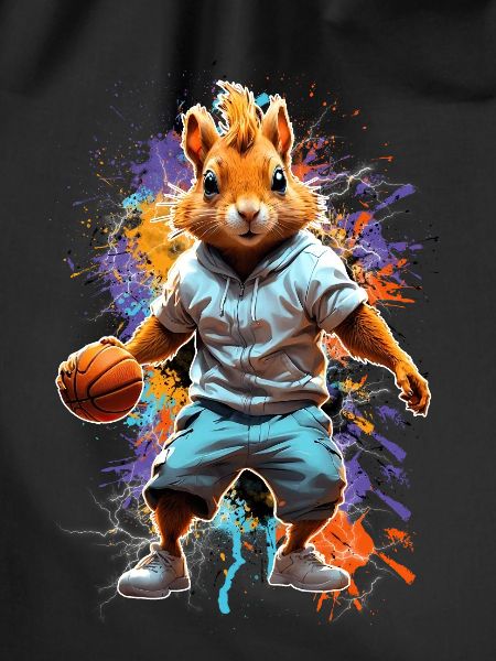 Squirrel Basketball Basketball Player
