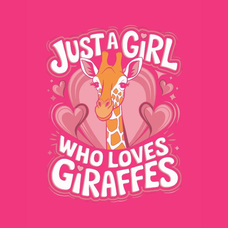 Giraffe Lustiger Spruch Mädchen