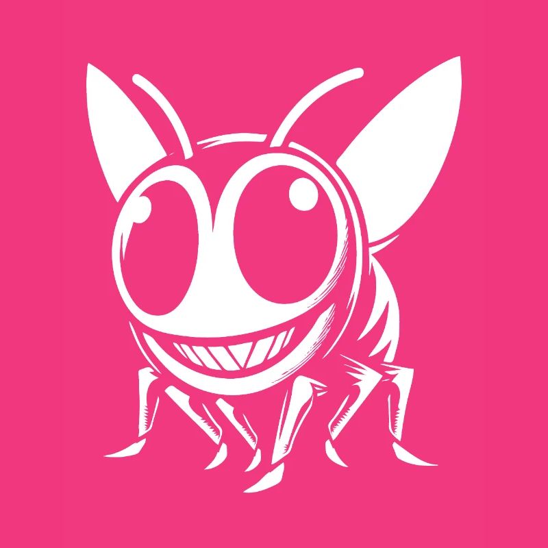 Funny Wasp Design – Comic Fun