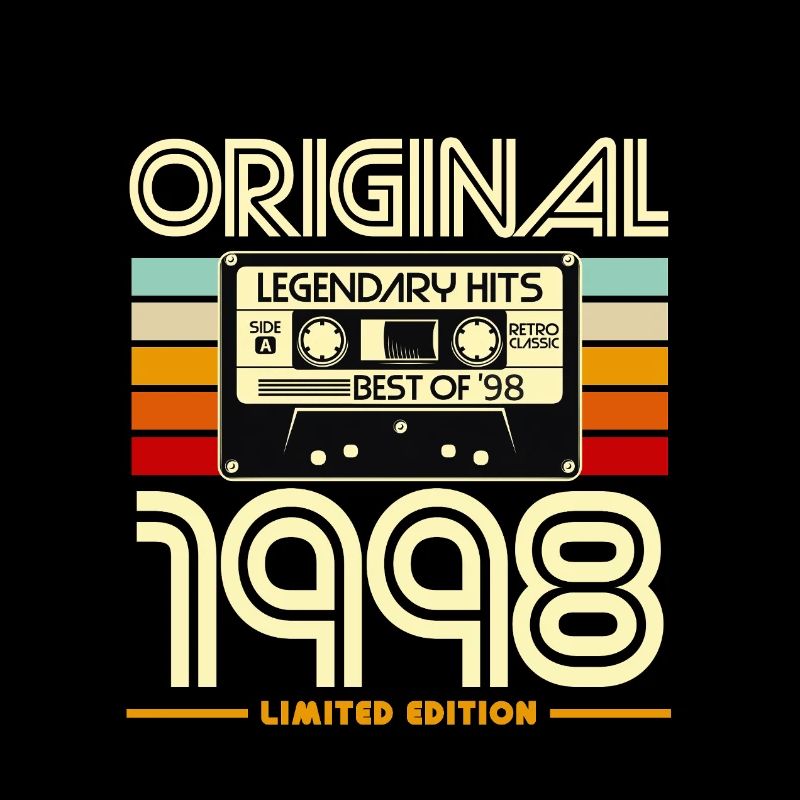 Original 1998 Cassette Rétro