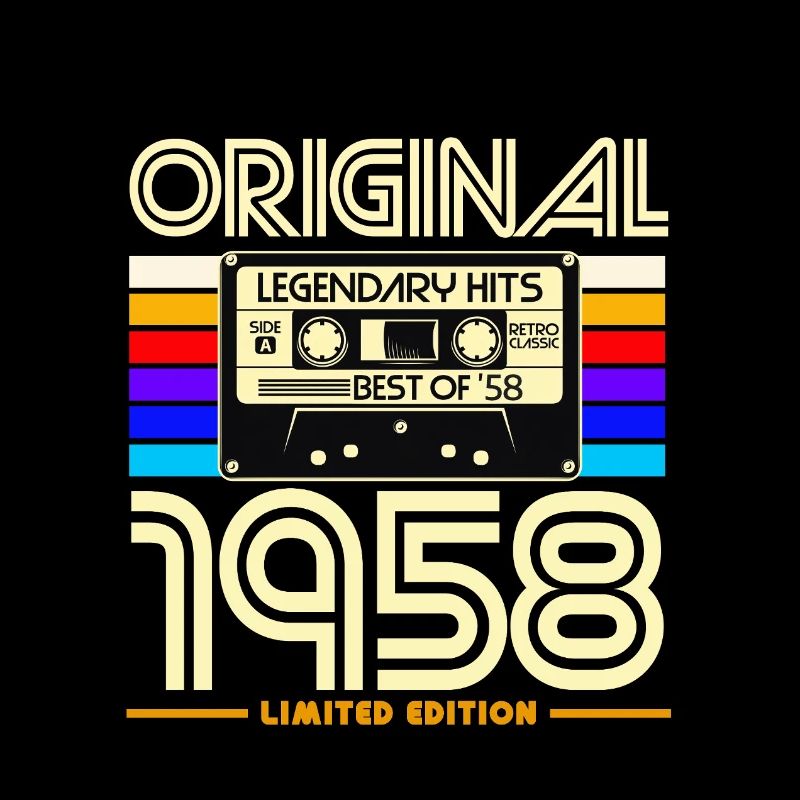 Original 1958 Vintage Cassette Tee