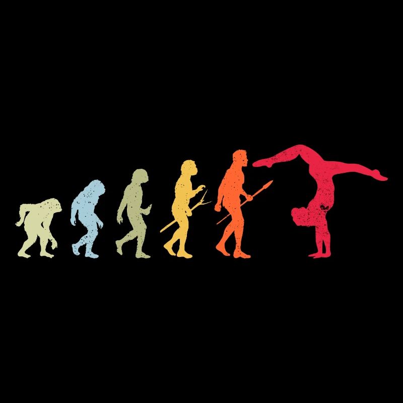 Gymnastics Gymnast Gymnast Evolution Retro