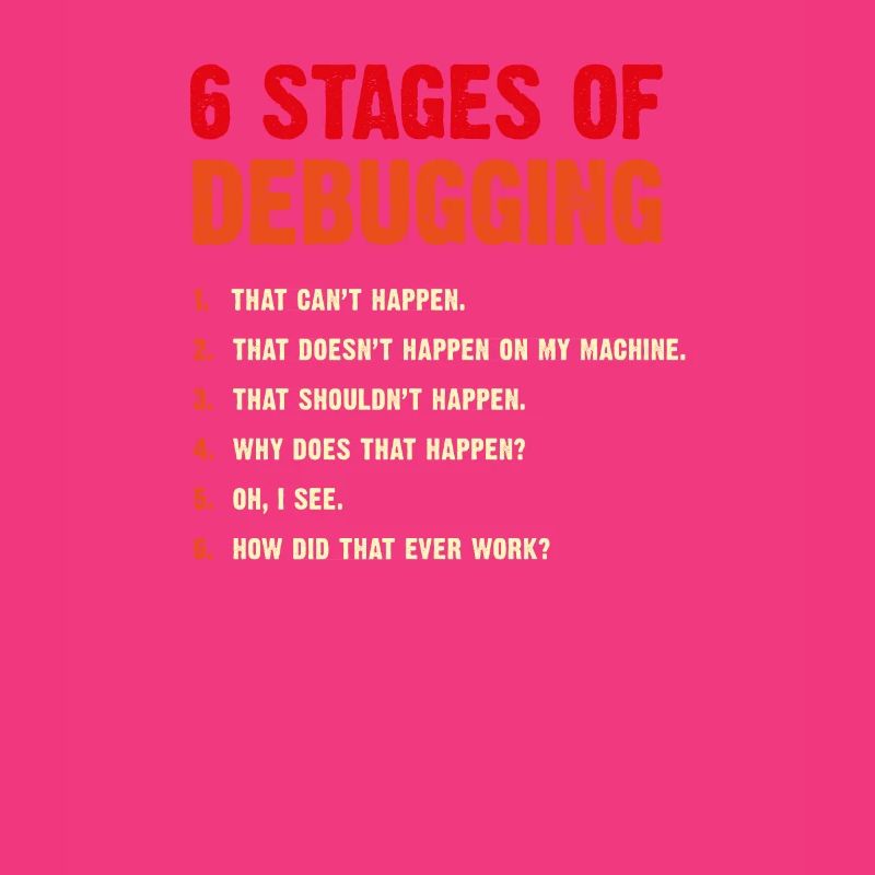 Entwickler Debugging Computer Scientist Geek Coder