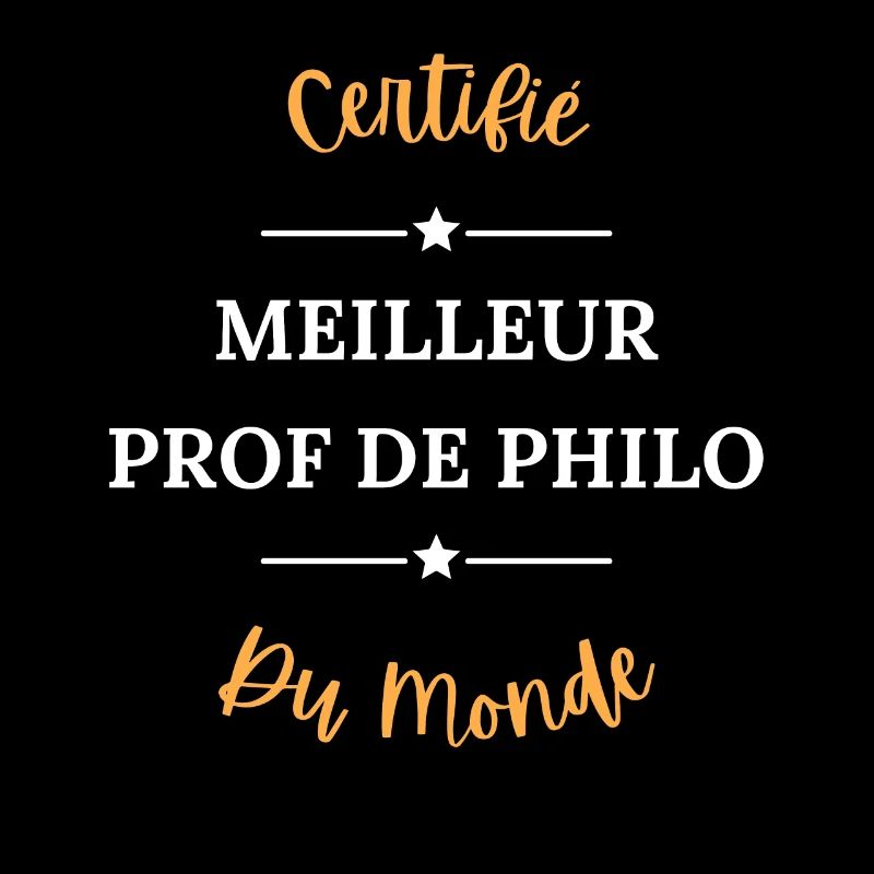 Certifié meilleur prof de philo du monde