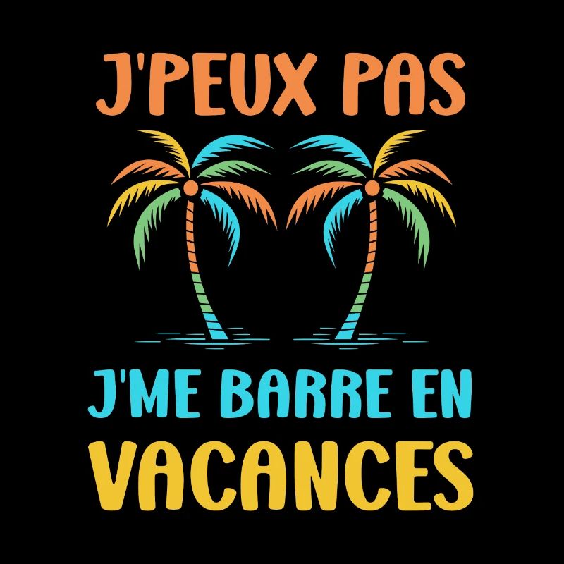 je suis en vacances