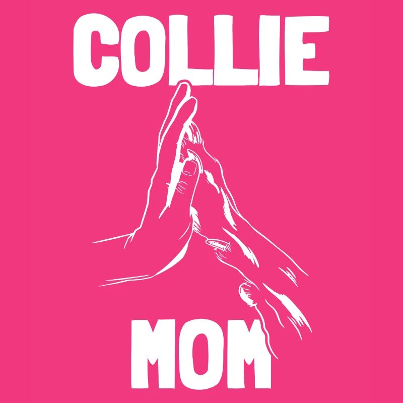 Border Collie Mama Mutter Mom Pfote