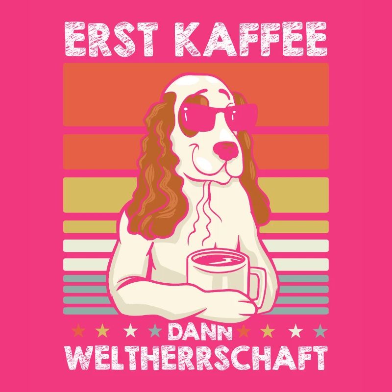 Cocker Spaniel Kaffee Sonnenbrille