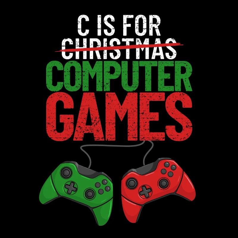 C ist f�r Computerspiele Videospiel Geschenk begei