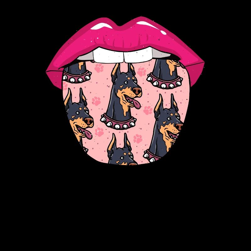 Dobermann Lippen