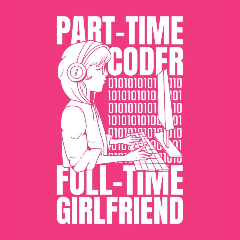 Entwickler Coder Programmierer Feste Freundin