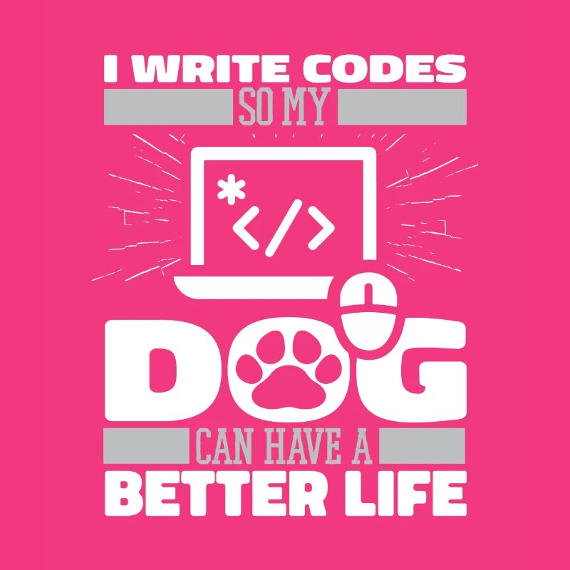 Entwickler Coder Programmierer Hund