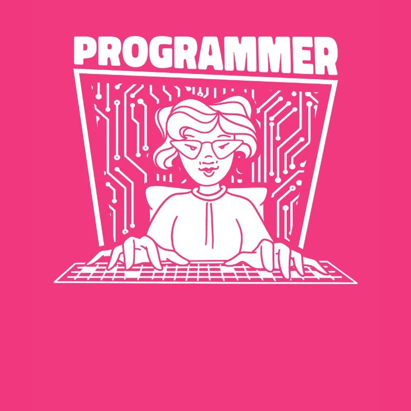 Entwickler Coder Programmierer Dame