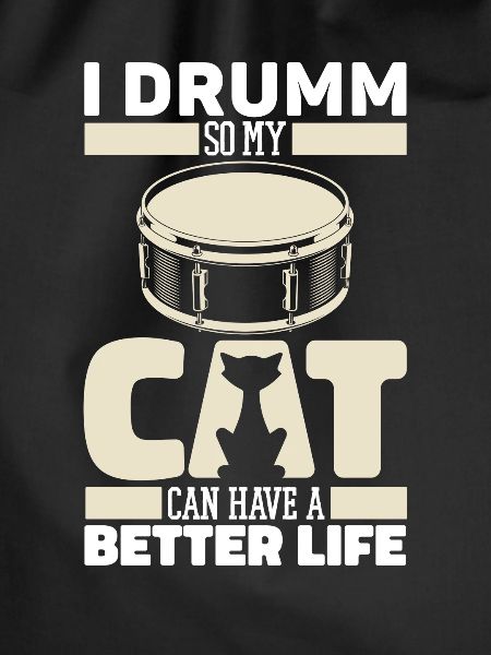 Drums Drummer Drummer Cat