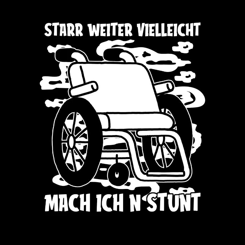 Rollstuhl Rollstuhlfahrer Lustig
