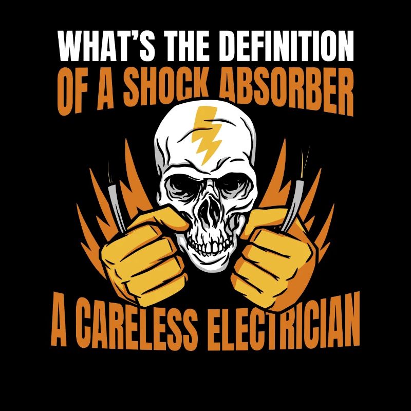 Electrician Electronics Technician Funny Construction Electrician